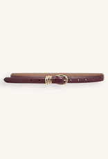 Co'Couture Beno Belt Wine Red
