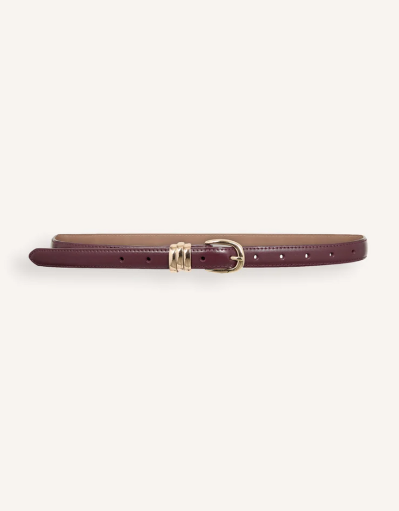 Co'Couture Beno Belt Wine Red