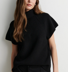 Second Female Ettas Knit Vest Black