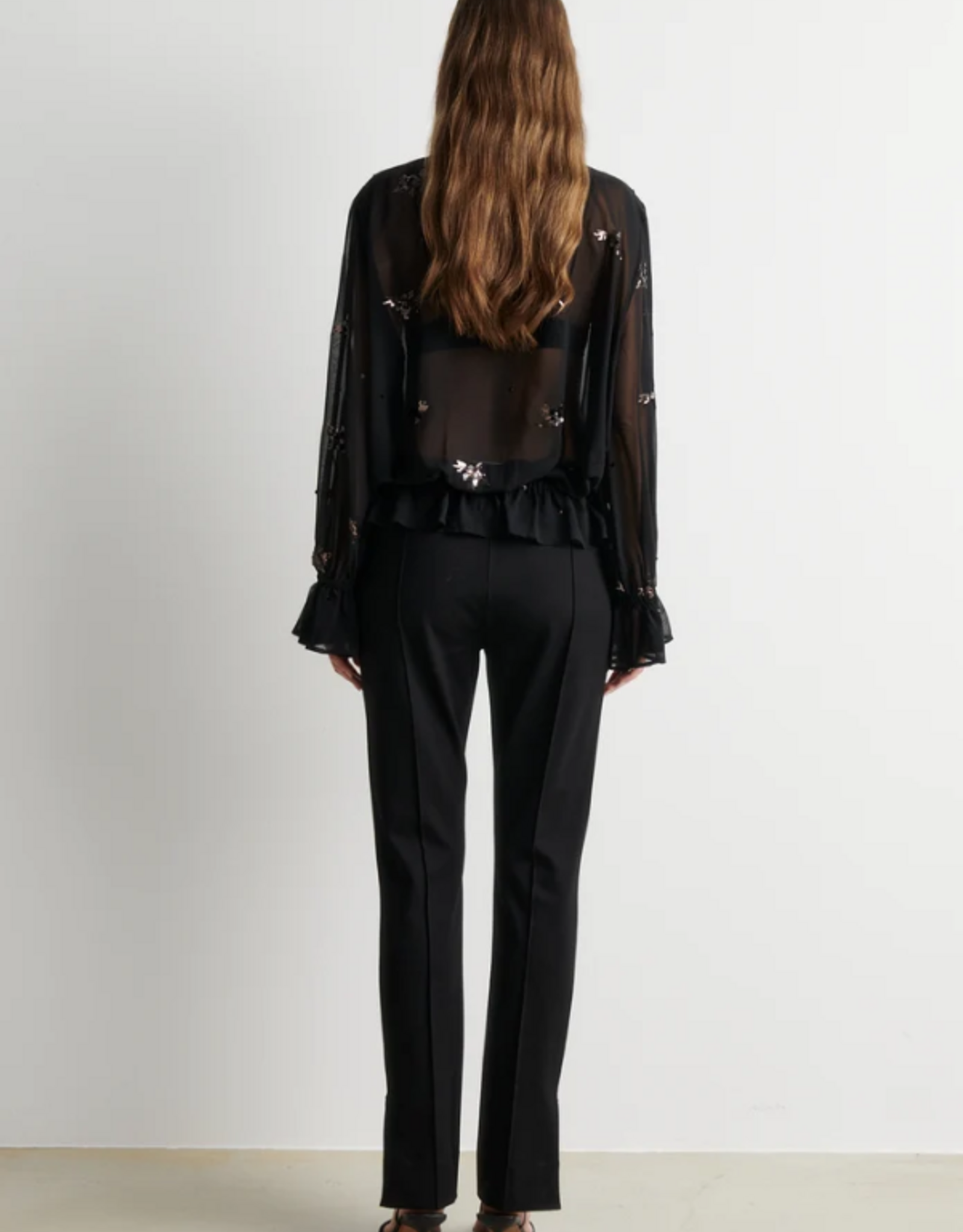 Second Female Luma Sequin Blouse Black