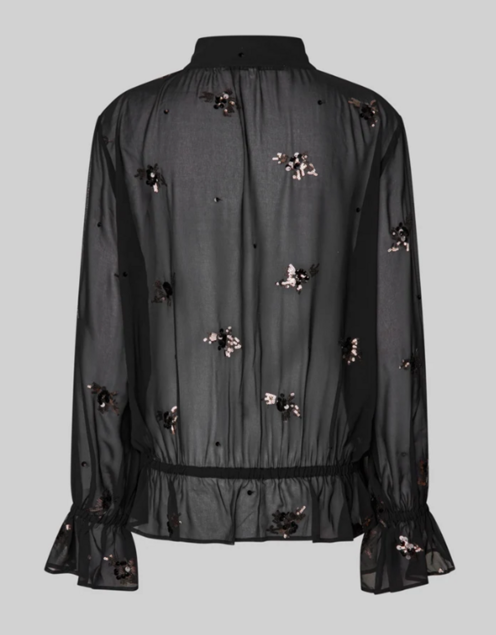 Second Female Luma Sequin Blouse Black