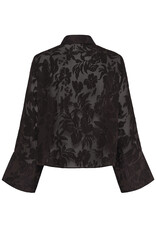 My Essential Wardrobe Enya Boxy Shirt Chocolate Plum
