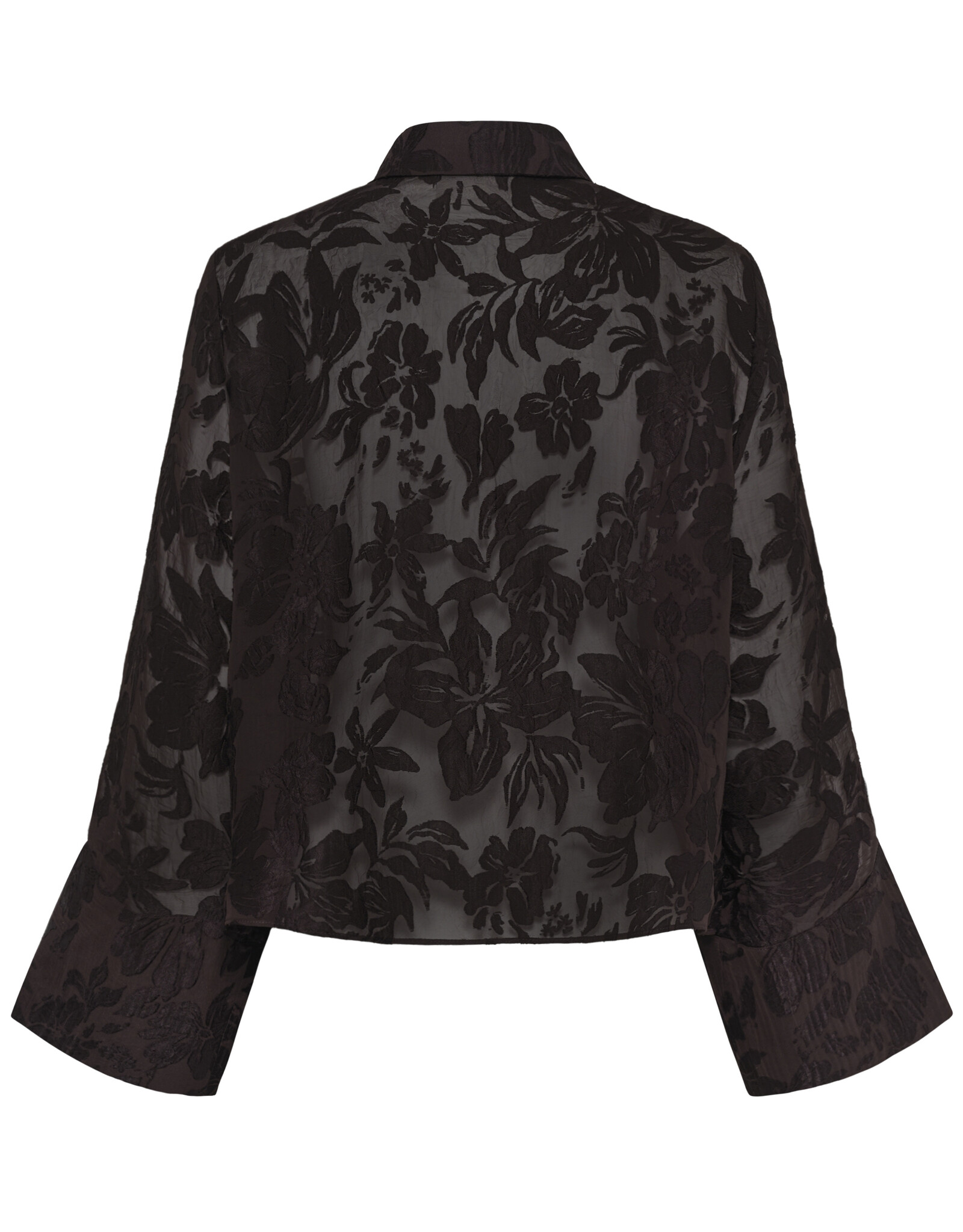 My Essential Wardrobe Enya Boxy Shirt Chocolate Plum