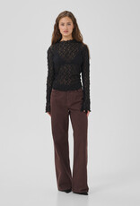My Essential Wardrobe Etta Turtleneck Blouse Black