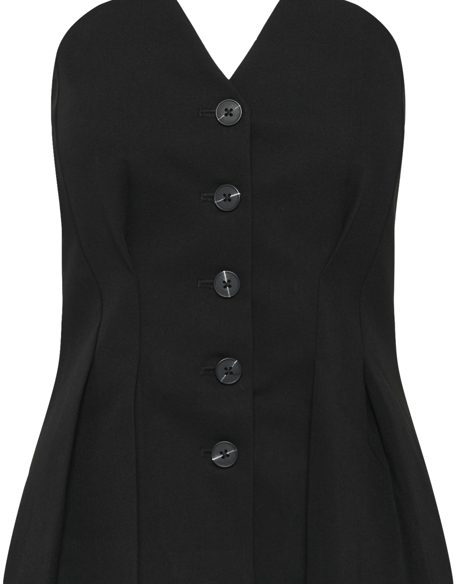 My Essential Wardrobe Evelina Shaped Top Black
