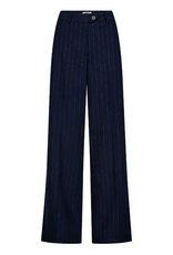 Co'Couture Gabie Pin Wide Pant Navy L34