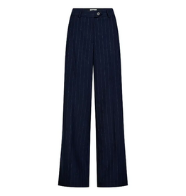 Co'Couture Gabie Pin Wide Pant Navy L34