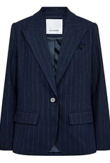 Co'Couture Gabie Pin Fitted Blazer Navy