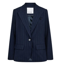 Co'Couture Gabie Pin Fitted Blazer Navy
