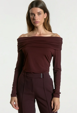 Aaiko Josie Top Bordeaux