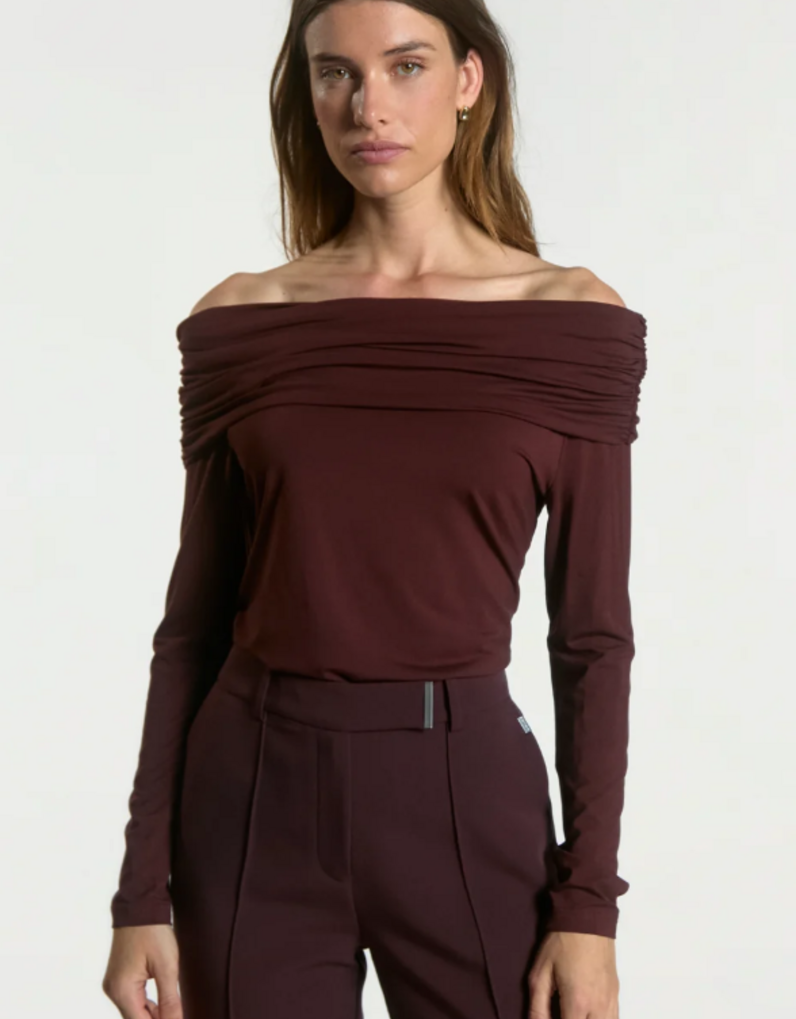 Aaiko Josie Top Bordeaux