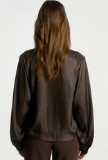 Aaiko Liv Blouse Dark Mocha