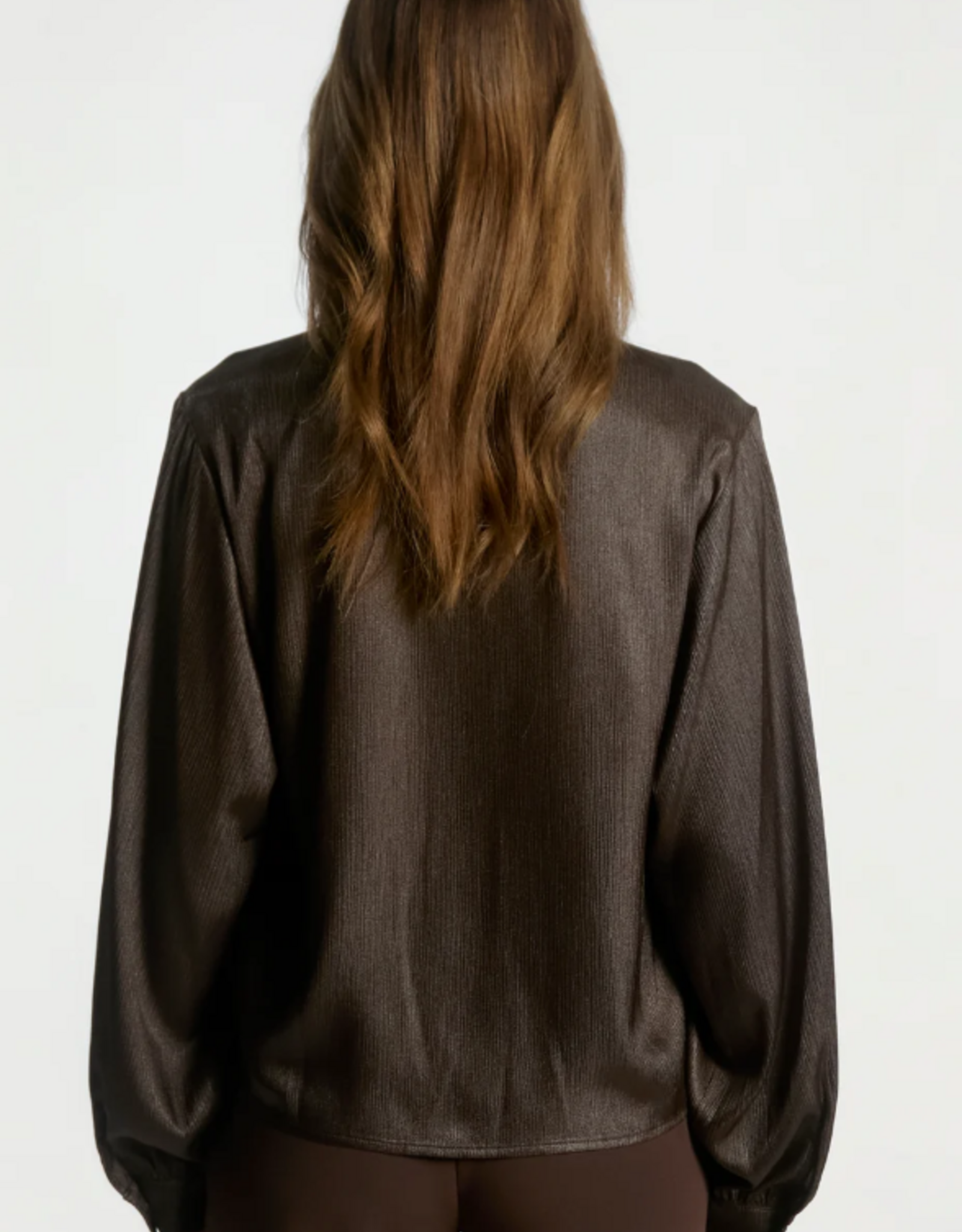 Aaiko Liv Blouse Dark Mocha