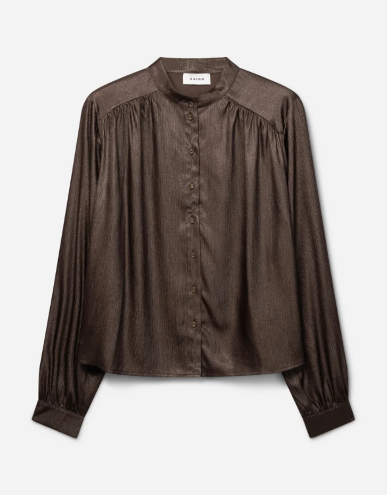 Aaiko Liv Blouse Dark Mocha