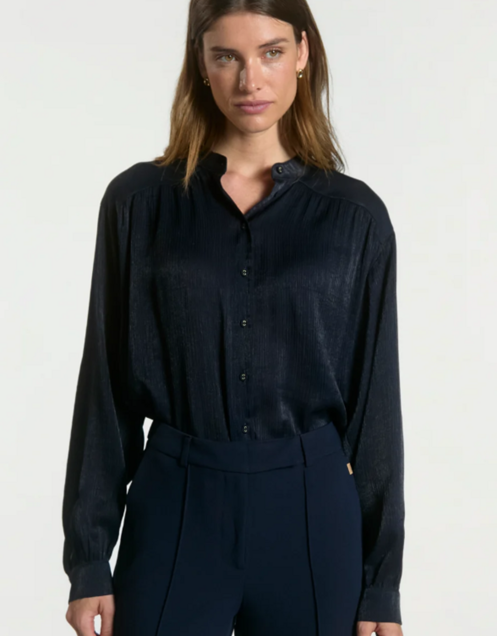 Aaiko Liv Blouse Night Blue