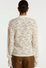 Aaiko Tory Plisse Top Cream