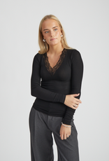 Minus Milli Long Sleeve Lace T-Shirt Black
