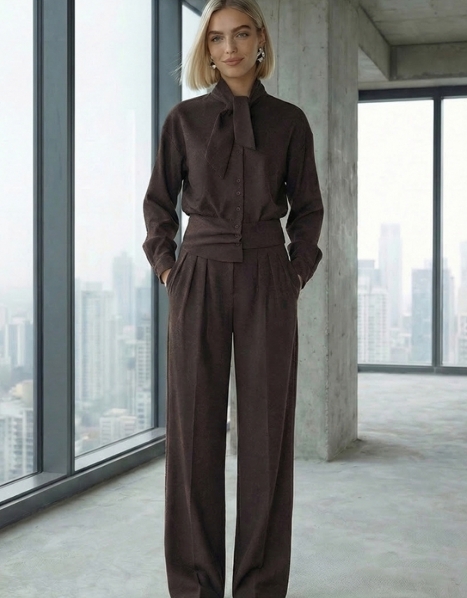Minus Viona Shirt Bracken Brown