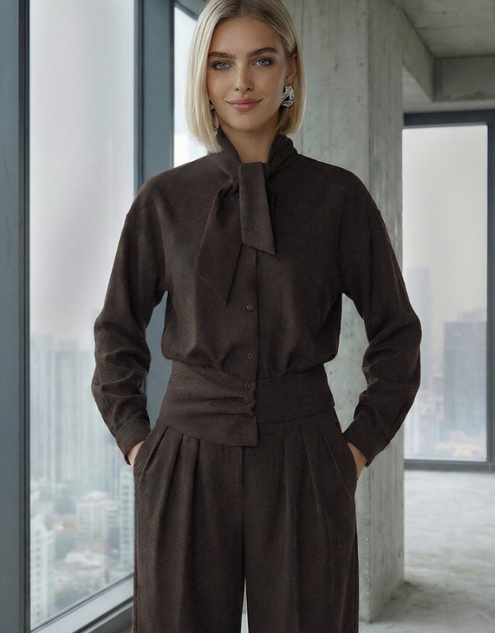 Minus Viona Shirt Bracken Brown