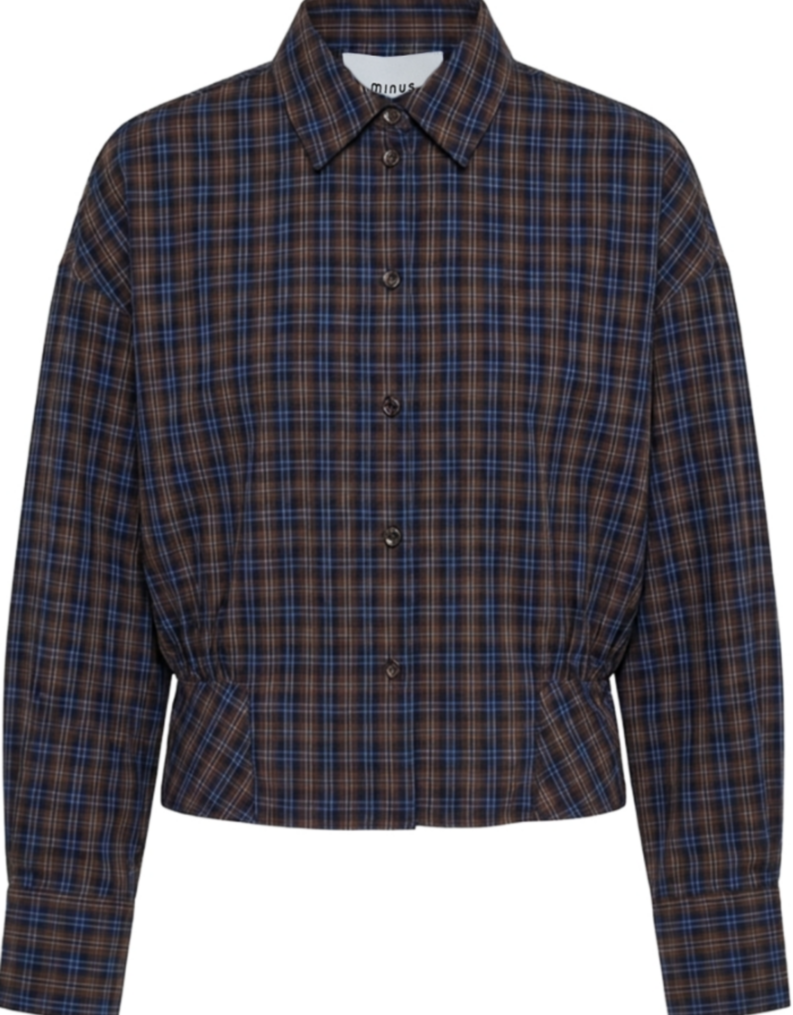 Minus Christi Shirt Royal Blue Checked