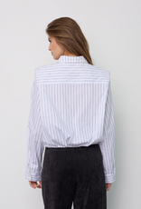 Co'Couture Riven Shoulder Shirt White