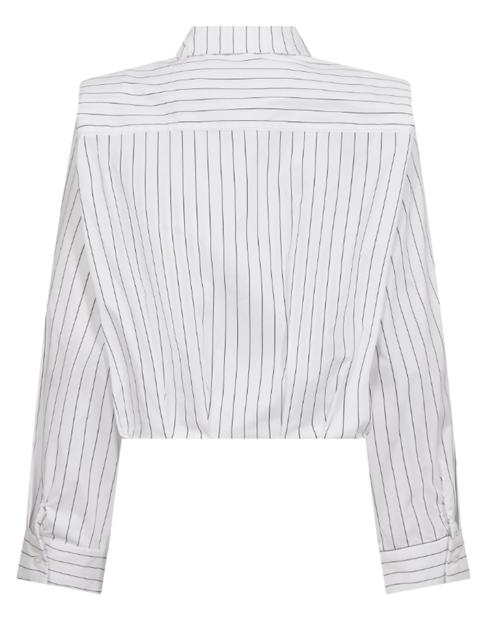 Co'Couture Riven Shoulder Shirt White