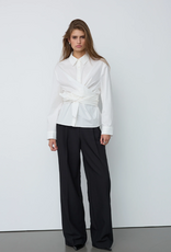 Co'Couture Halen Tie Shirt White