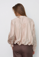 Co'Couture Melin Balloon Emb Shirt Champagne