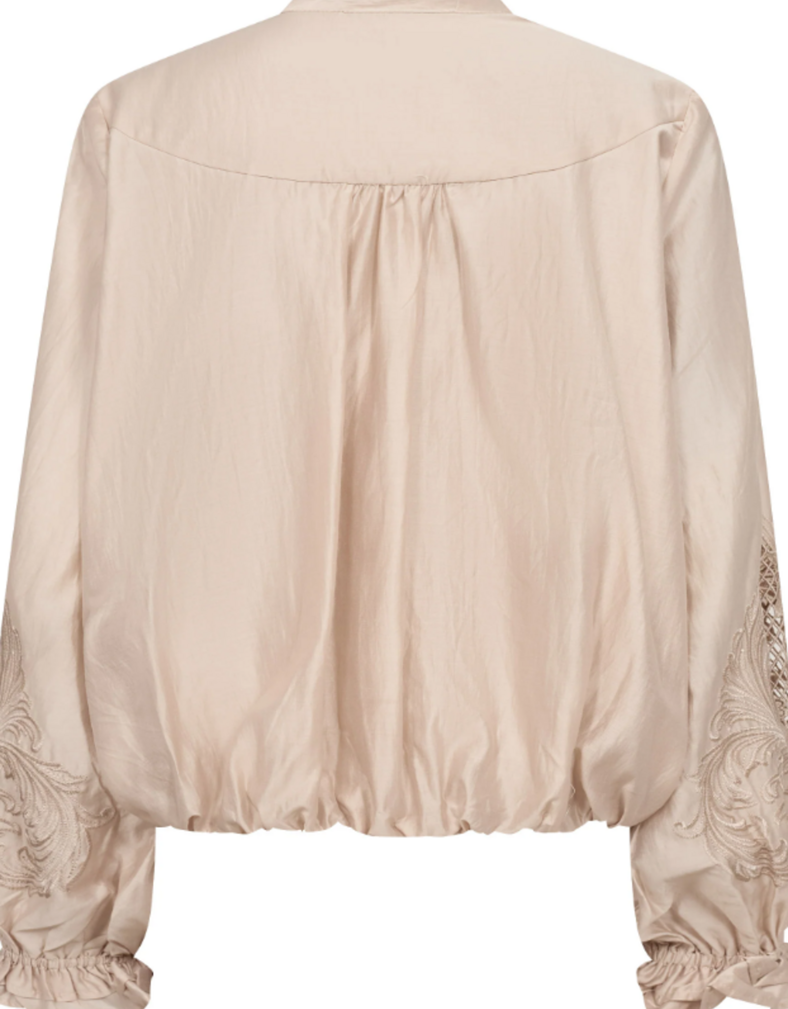 Co'Couture Melin Balloon Emb Shirt Champagne