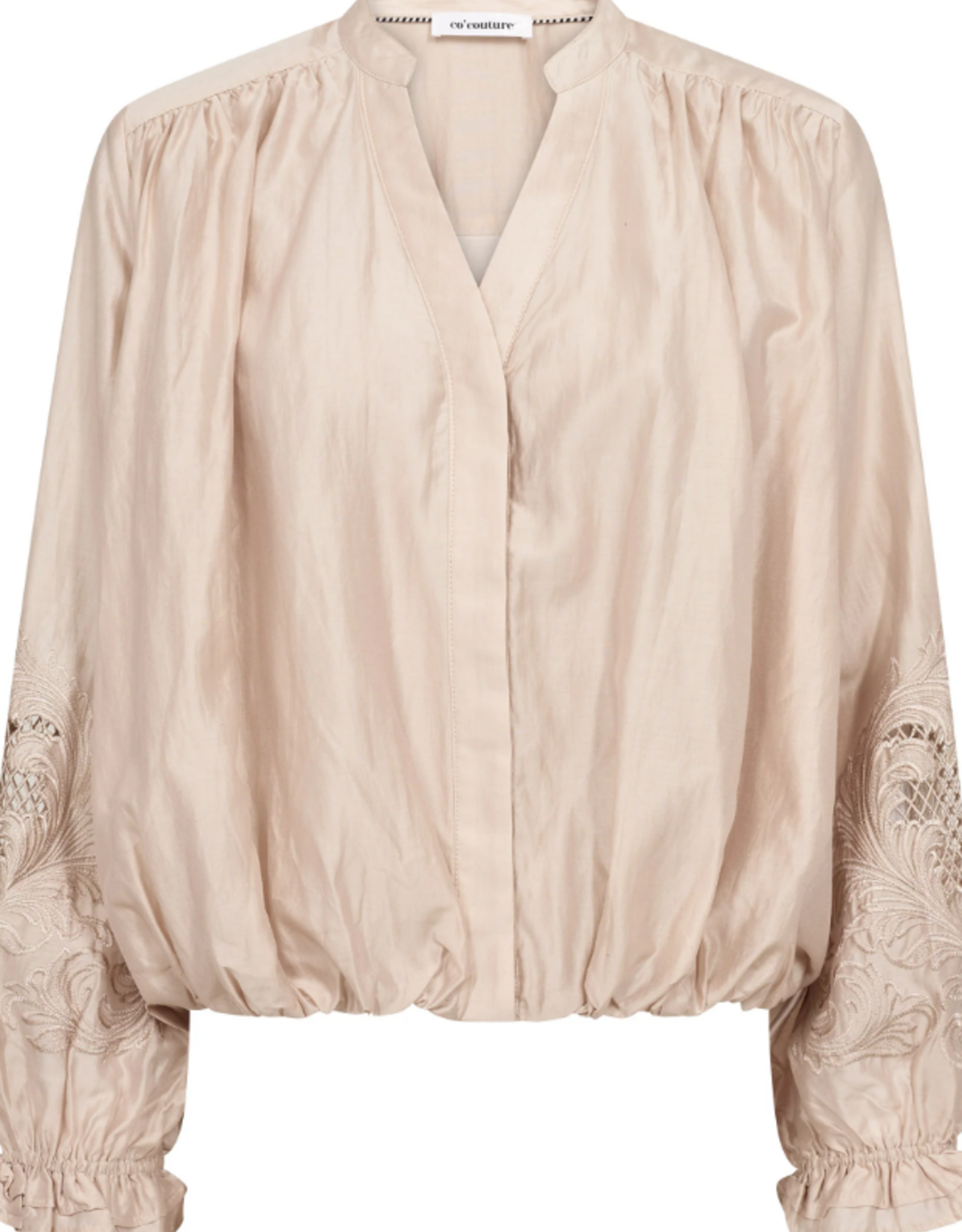 Co'Couture Melin Balloon Emb Shirt Champagne
