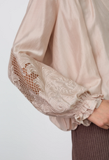 Co'Couture Melin Balloon Emb Shirt Champagne