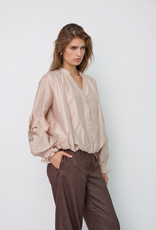Co'Couture Melin Balloon Emb Shirt Champagne