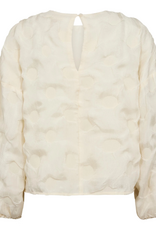 Co'Couture Feron Structure Blouse Off-White