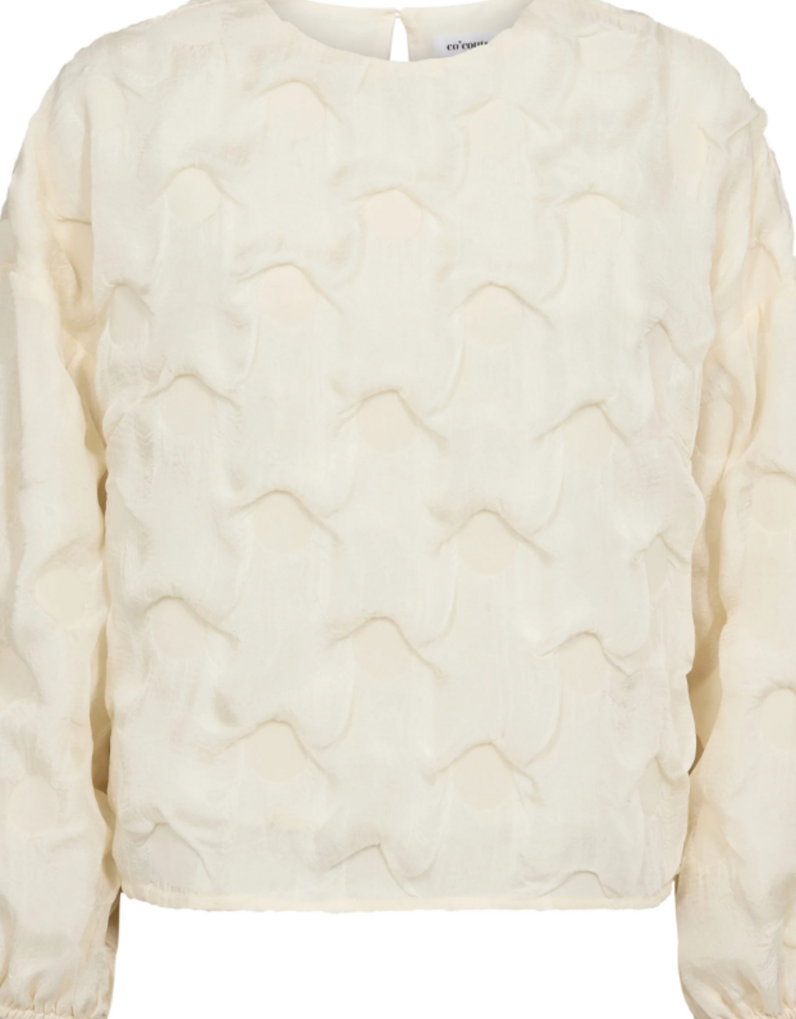 Co'Couture Feron Structure Blouse Off-White