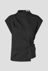 Second Female Arkai Drape Top Black