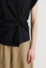 Second Female Arkai Drape Top Black
