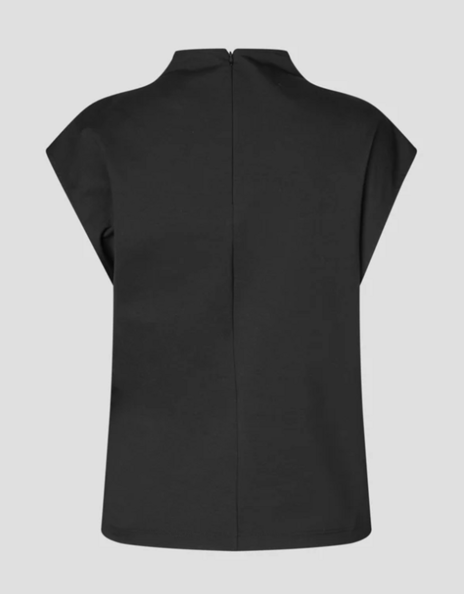 Second Female Arkai Drape Top Black