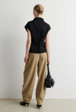 Second Female Arkai Drape Top Black