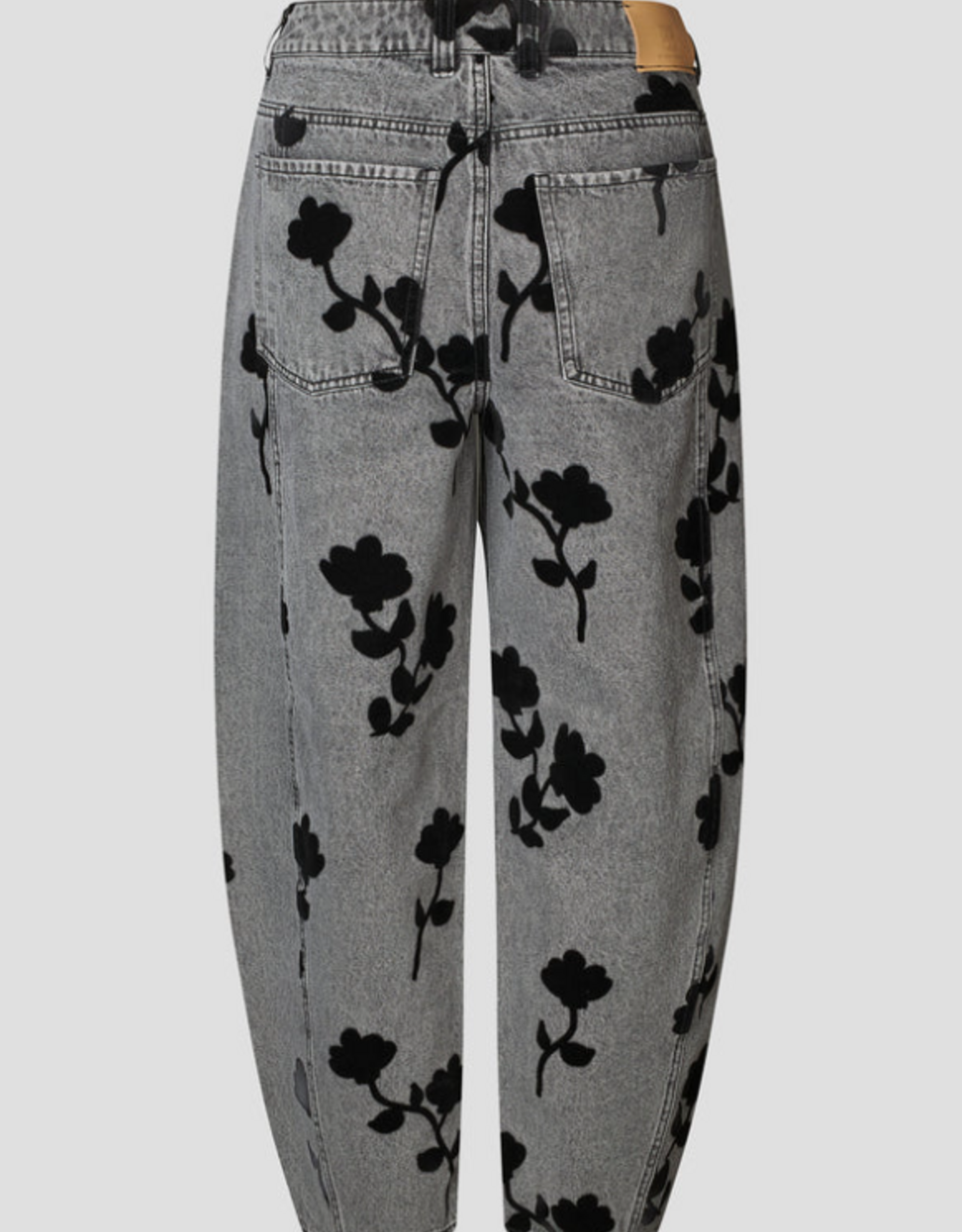 Second Female Lawrissa Denim Barrel Jeans Denim Grey