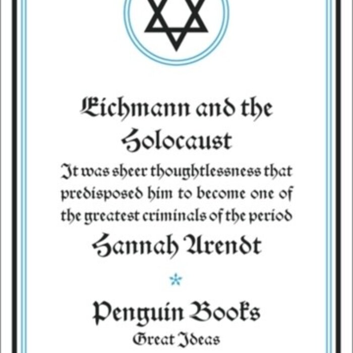 Hannah Arendt Eichmann & The Holocaust