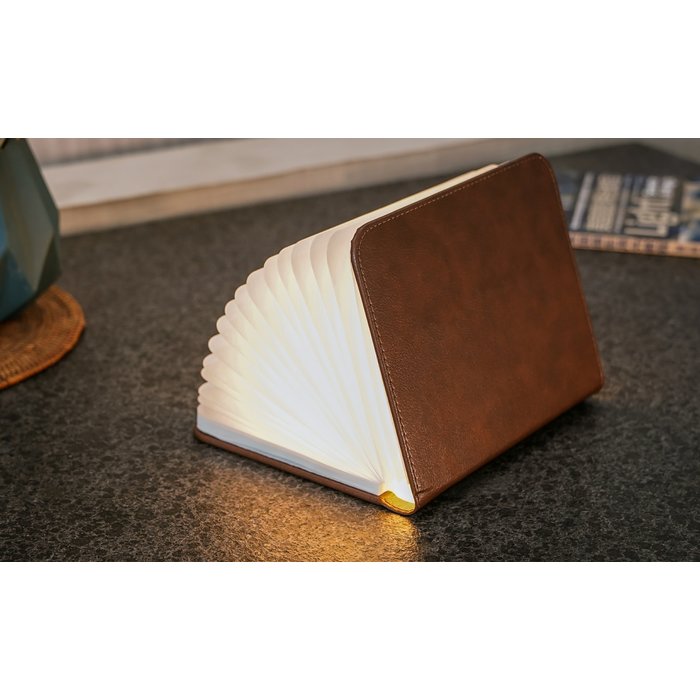 Smart Book Light (Fibre Leather) - Mini Brown