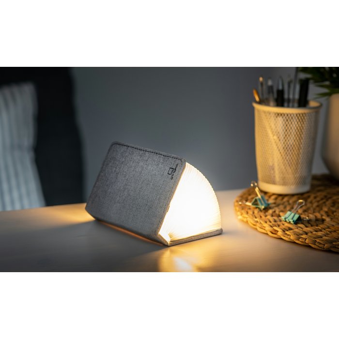 Smart Book Light (Linen Fabric) - Mini Urban Grey
