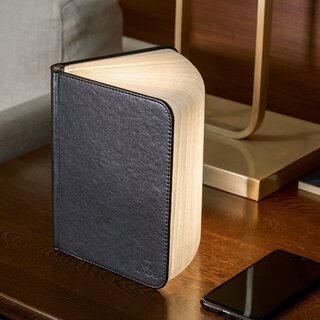 Smart Book Light (Fibre Leather) - Large Black