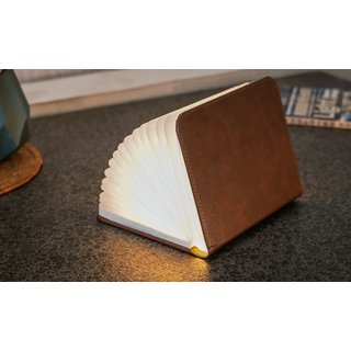 Smart Book Light (Fibre Leather) - Large Brown