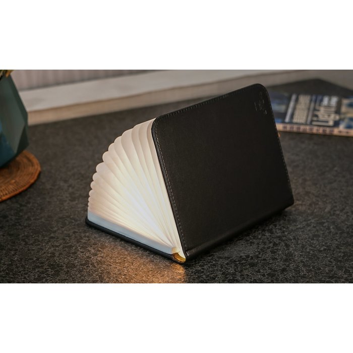 Smart Book Light (Fibre Leather) - Large Black