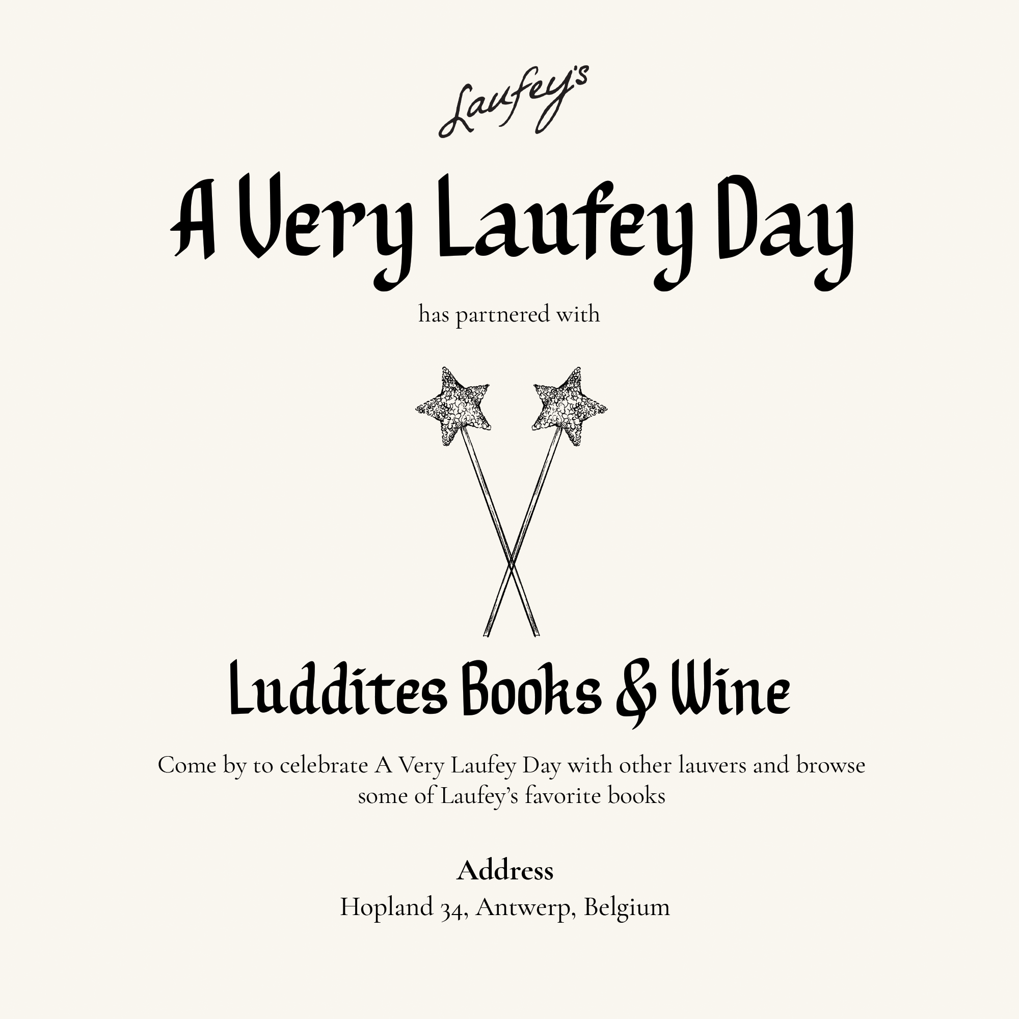 Events - 08/09 - A Very Laufey Day - Luddites Books & Wine