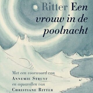 Een vrouw in de poolnacht