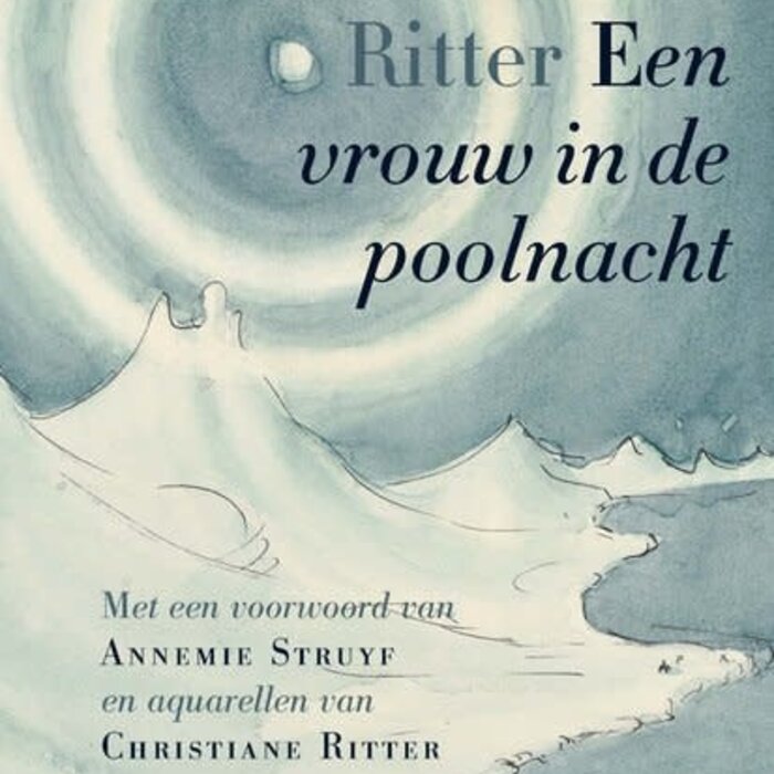 Een vrouw in de poolnacht
