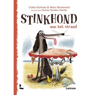 Colas Gutman Stinkhond aan het strand