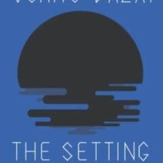 The setting sun